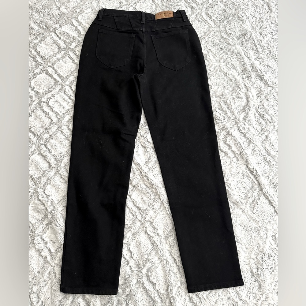 Black Denim Riders Jeans - Picture 2 of 6